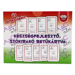 Magyar nyelvű betűkártya