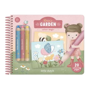   Little Dutch varázsfüzet színesceruzával Rosa és barátai