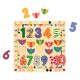 Formaillesztő, formaberakó - 1-től 10-ig kirakó - Puzzle 1 - 10