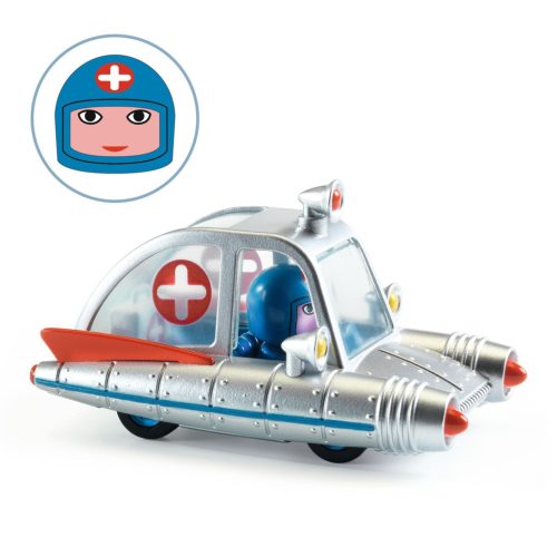 CRAZY MOTORS játékautó - Űr Mentő - Space Ambulance