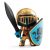 Arty Toys - Azur lovag karddal - Knight Azur