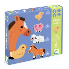 Primo puzzle - A farmon, 3-4-5-6 db-os - At the farm