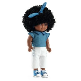 Fekete hajú Janet 32 cm-es játékbaba- Lovely Janet