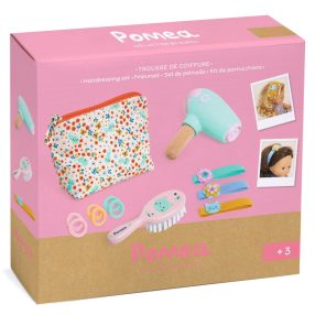   Játékbaba kiegészítő, szépítkezés - Baba fodrászkészlet - Hairdressing set