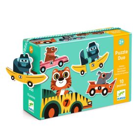 Párosító puzzle - Autós - Racing cars