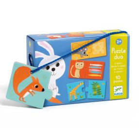   Párosító puzzle - Ki mit eszik?, 20 db-os - Dinner's ready!