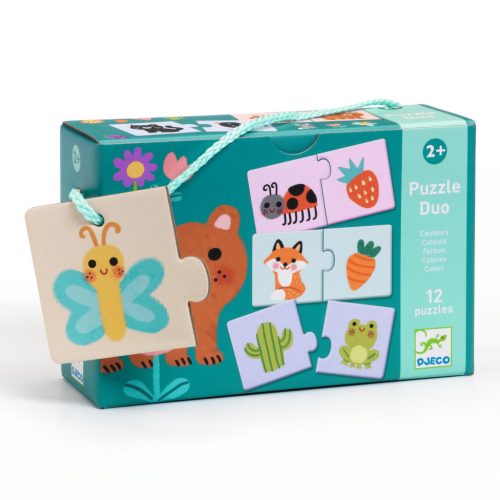 Párosító puzzle - Színpárosító, 24 db-os - Colours