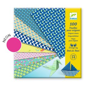   Origami 100 lapos készlet - Nyár, 10 x10 grafikával - Natsu