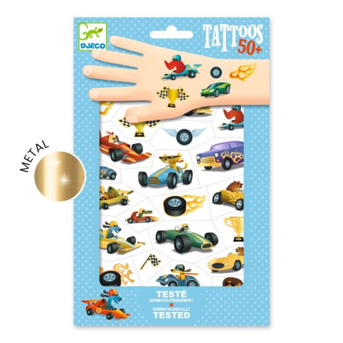 Tetováló matricák - Versenyautók - Speedsters